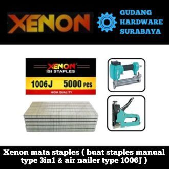 

Xenon mata staples ( buat staples manual type 3in1 & air nailer type 1022J )