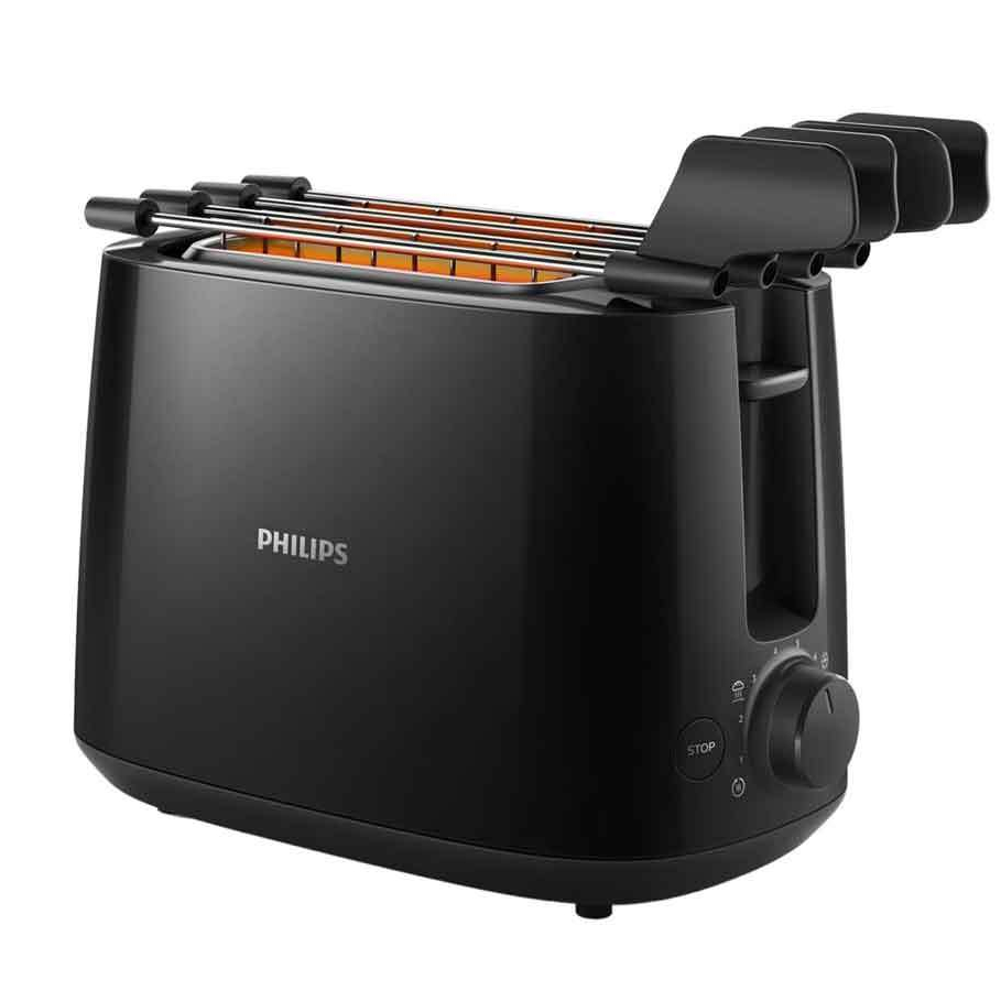 Philips HD2583/90 Toaster Pemanggang Roti Bakar Sandwich Low Watt Otomatis - FREE ONGKIR Jabodetabek