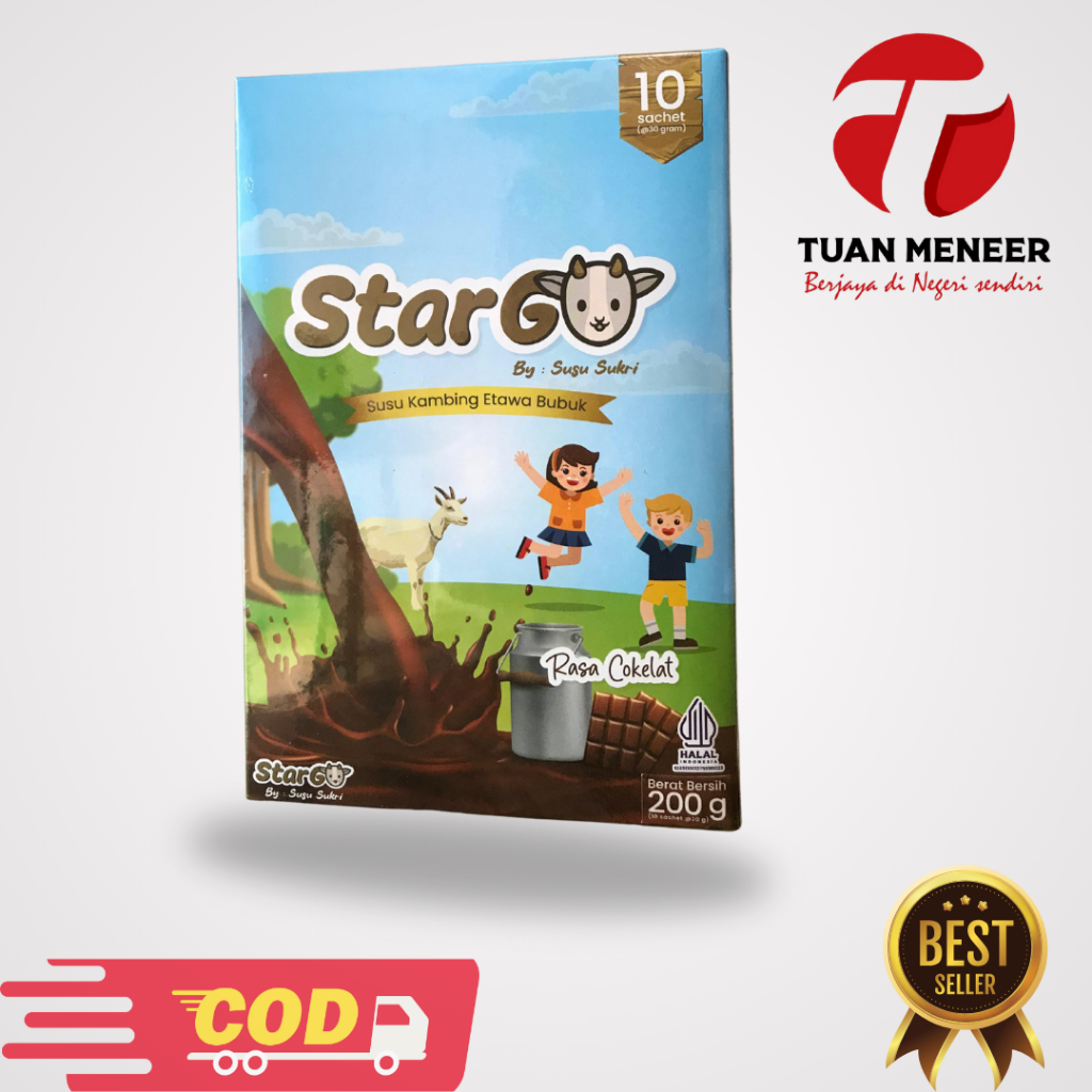 

Tuan Meneer StarGo Susu Kambing Etawa Rasa Cokelat 200g