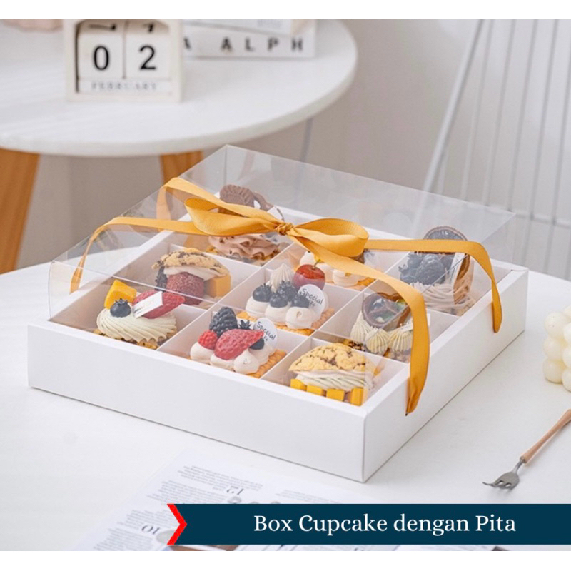 

Kotak Mika Cup Cake Sekat | Kotak Mika Kue Premium | Kotak Kue Egg Tart ukuran KECIL