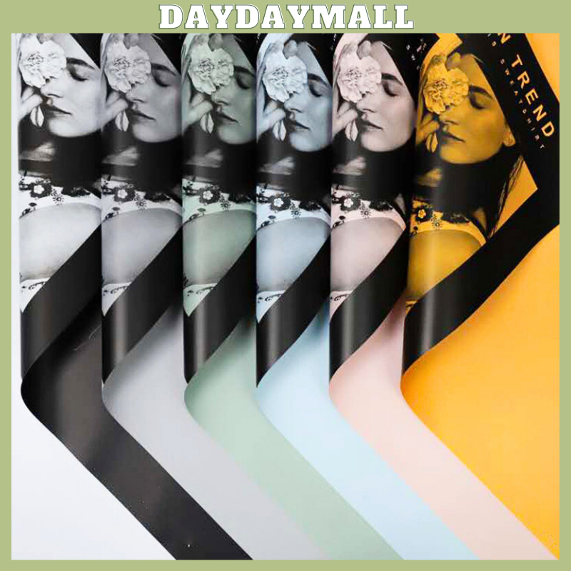 

20 LEMBAR Kertas Buket Bunga Motif Koran Cellophane Flower Wrapping Paper Waterproof 6014