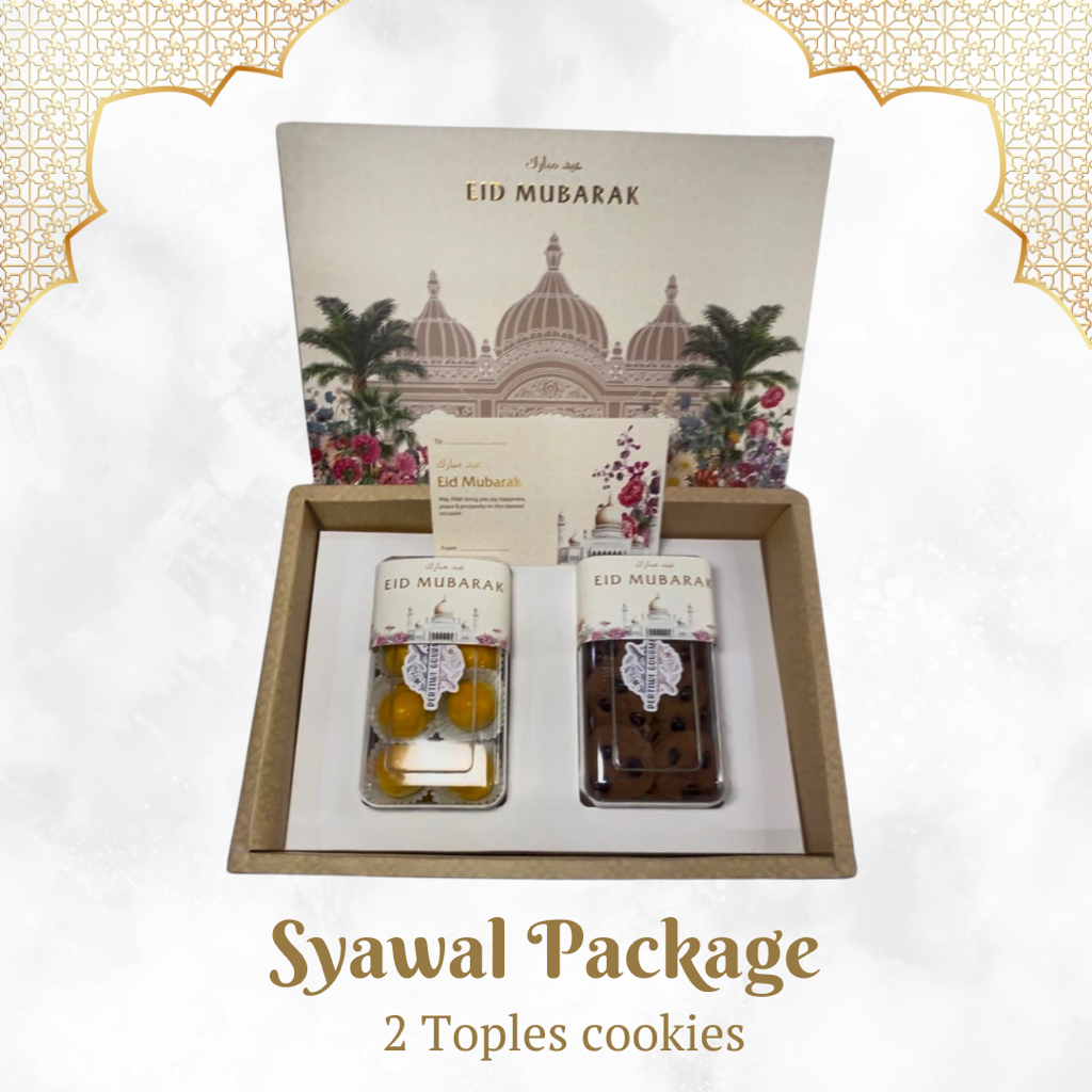 

Paket hampers lebaran 2 toples cookies (Syawal Package)