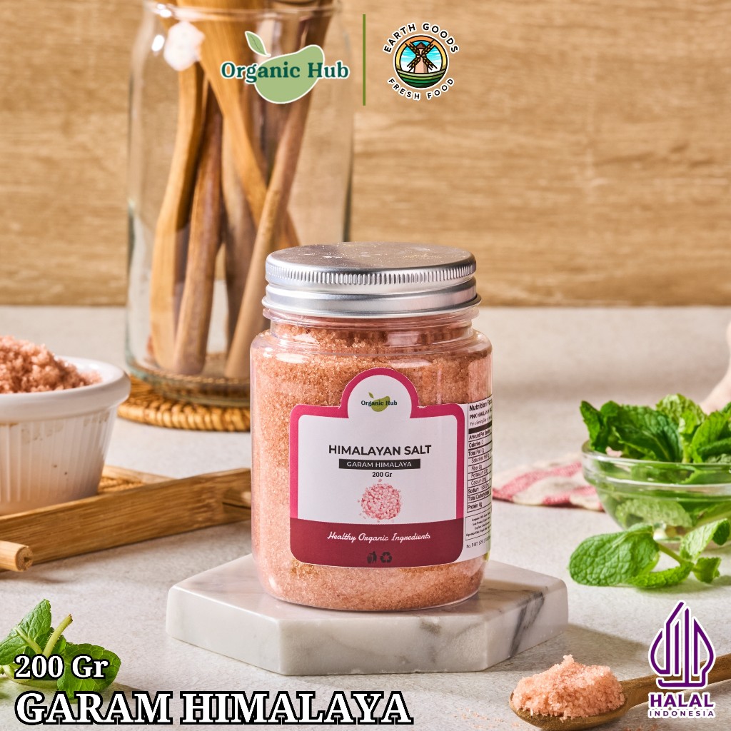 

Organic Hub Garam Himalaya Quality Premium 100% Original Untuk MPASI Pure Murni Pink Sea Salt 200 gr
