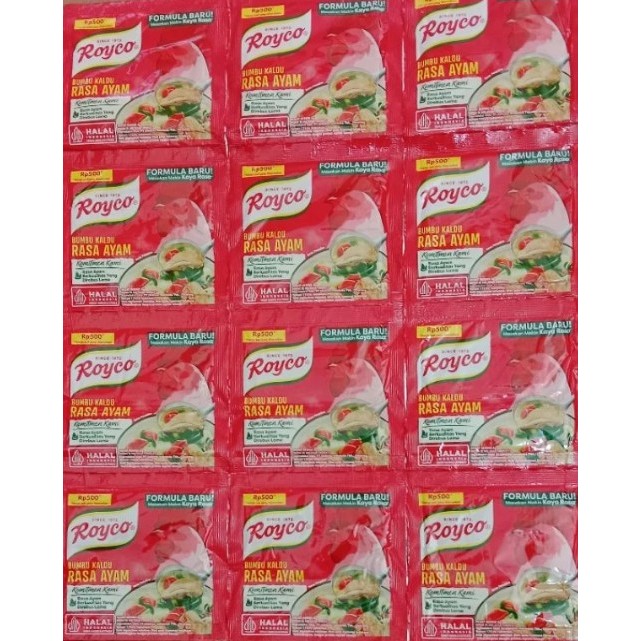 

Royco rasa ayam 1 rcg isi 12 sachet