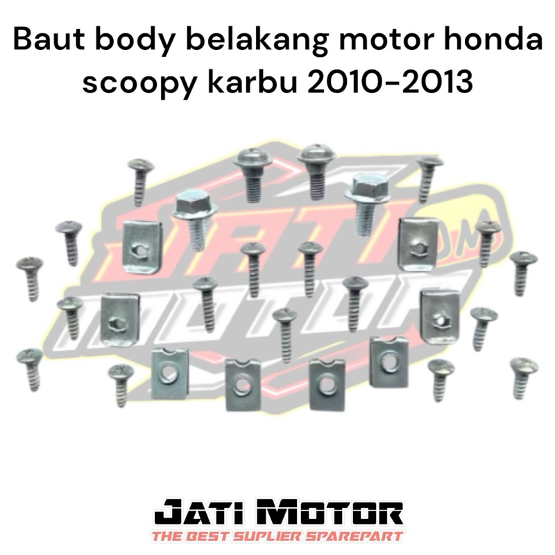 Baut body belakang scoopy karbu 2010-2013