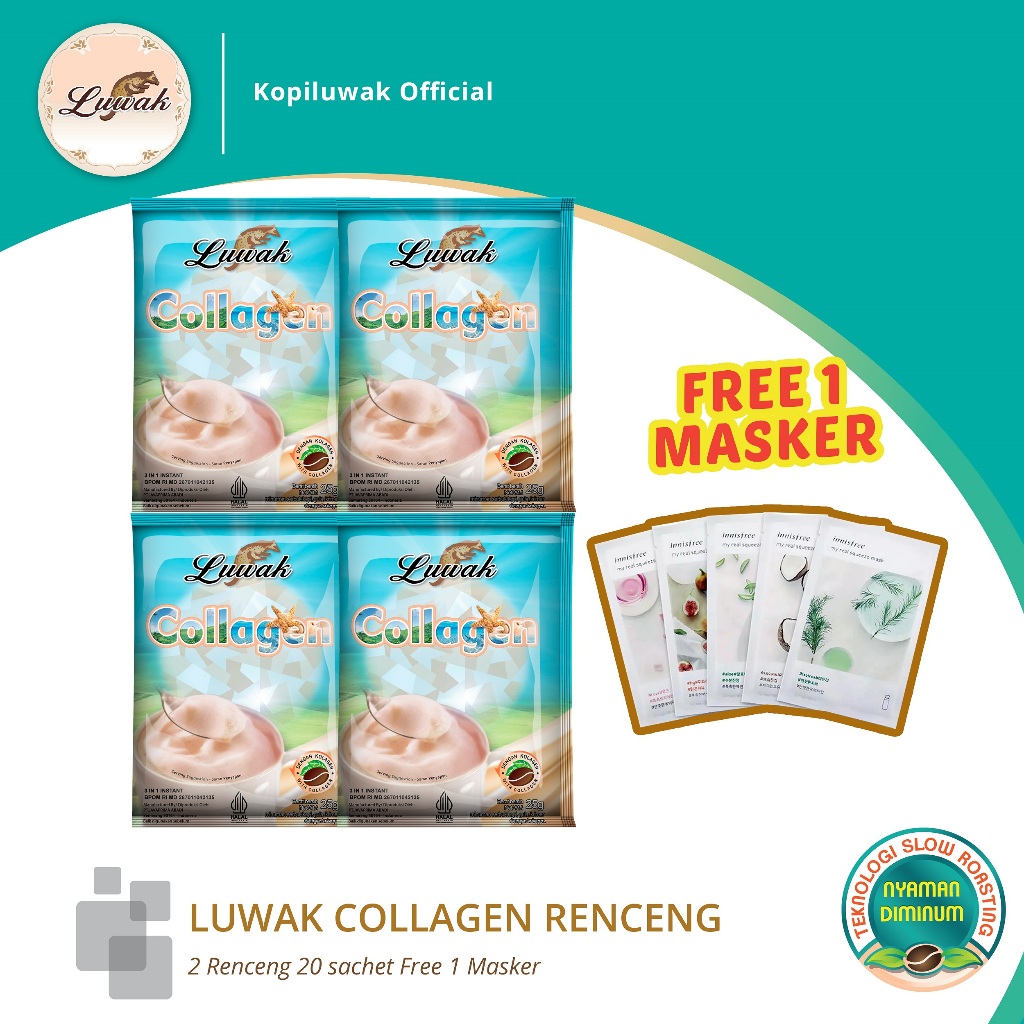 

KOPI COLLAGEN FREE MASKER COLLAGEN