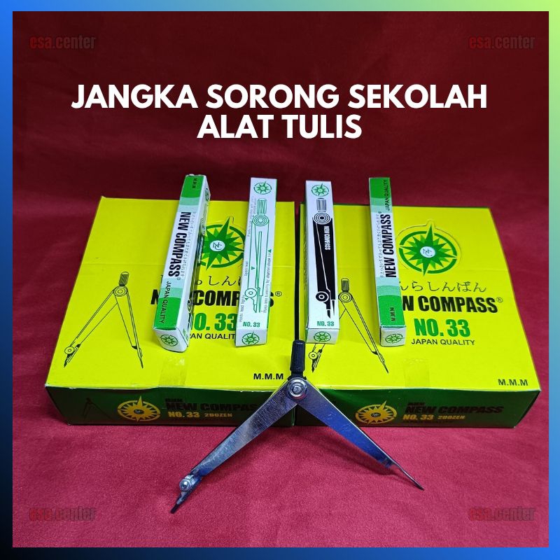 

Jangka Sorong Sekolah Alat Tulis New Compas No.33 Japan Quality