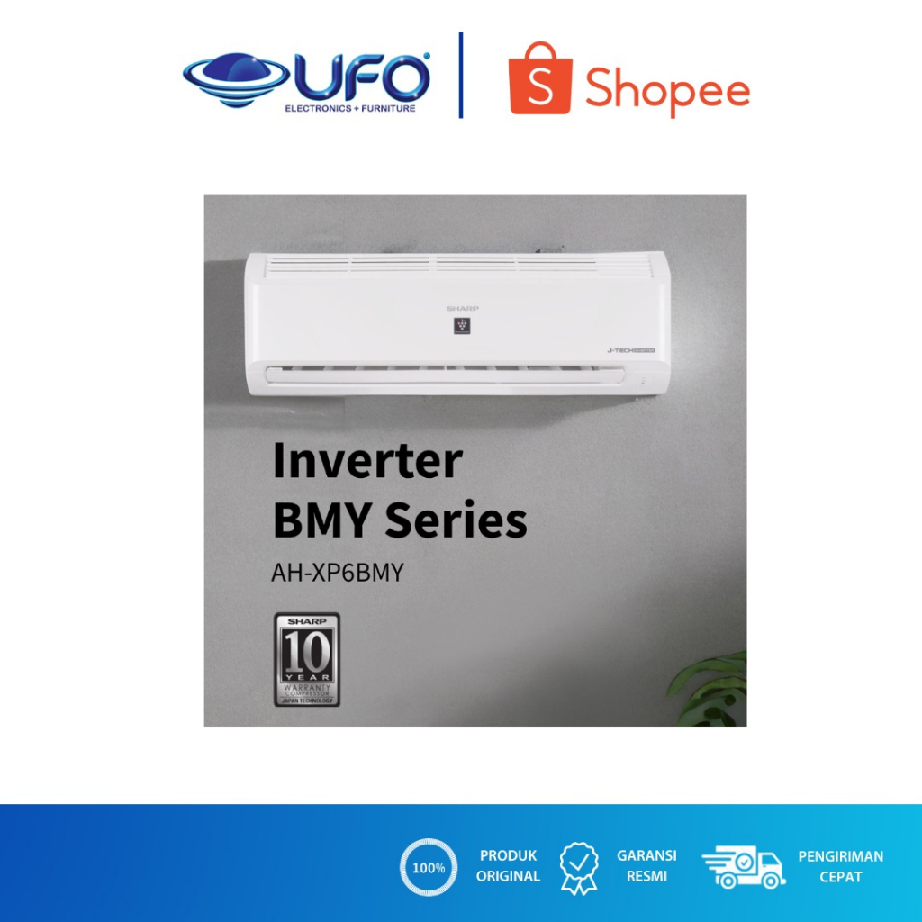 AC SHARP 0.5 PK PLASMACLUSTER INVERTER AHXP6BMY