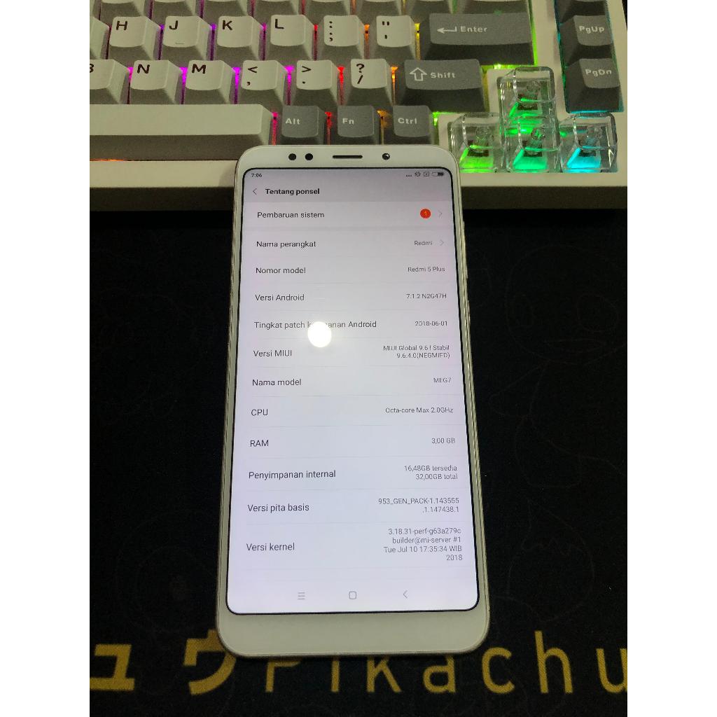 Redmi 5 plus 3/32 Second Mulus