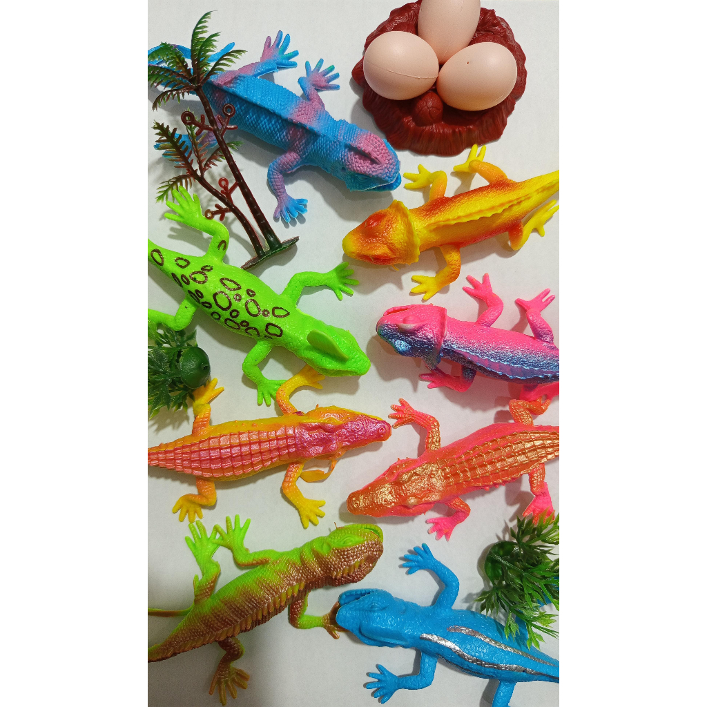 MAINAN ANAK HEWAN REPTIL MAINAN ADA TELUR BINATANG REPTIL REPTILE ANIMALS BINATANG REPTIL CICAK IGUA