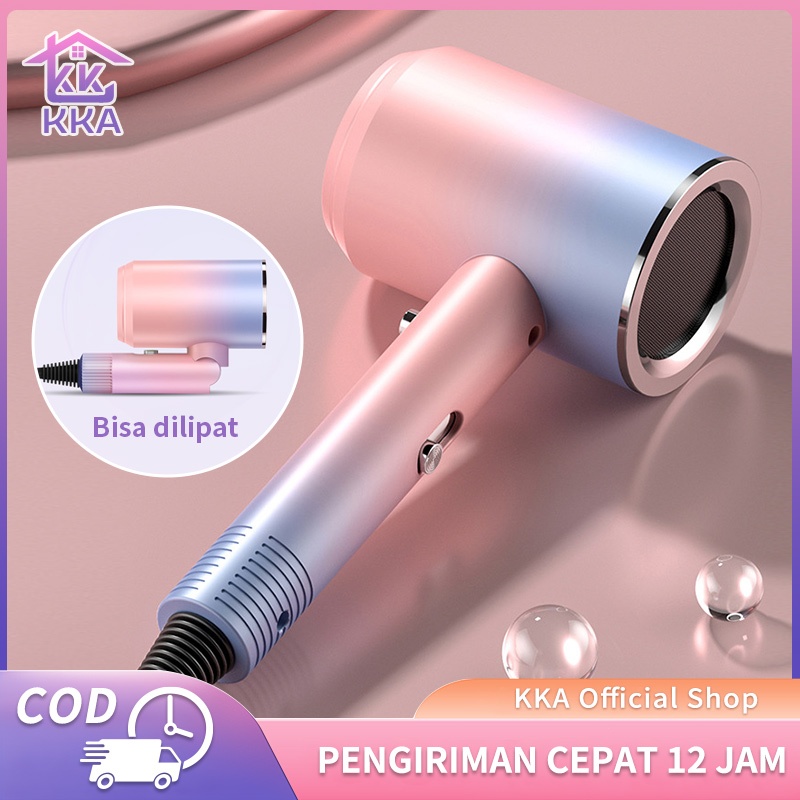 Hair Dryer Low Watt Hair Dryer Negative Ion Portable Hair Protection Quick Drying Pengering Rambut