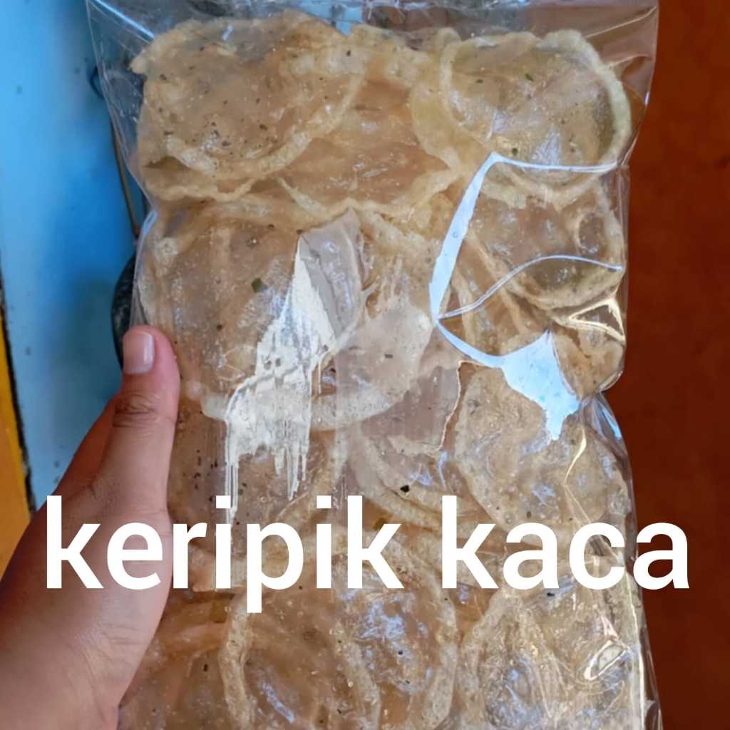 

Kripik elod keripik kaca cemilan ringan pedas asin