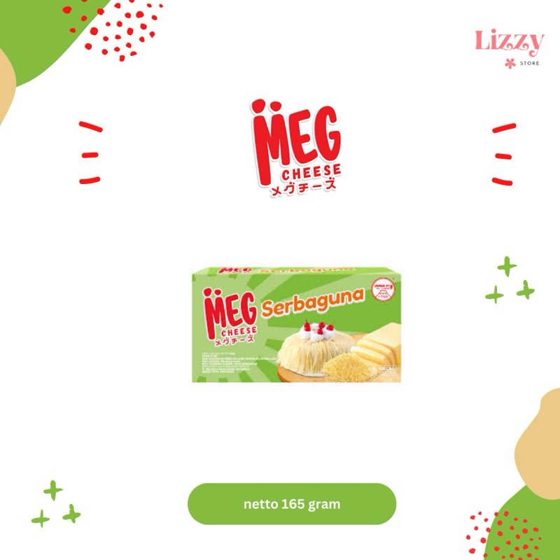 

Meg Keju Serbaguna Cheese Cheddar Olahan 165g