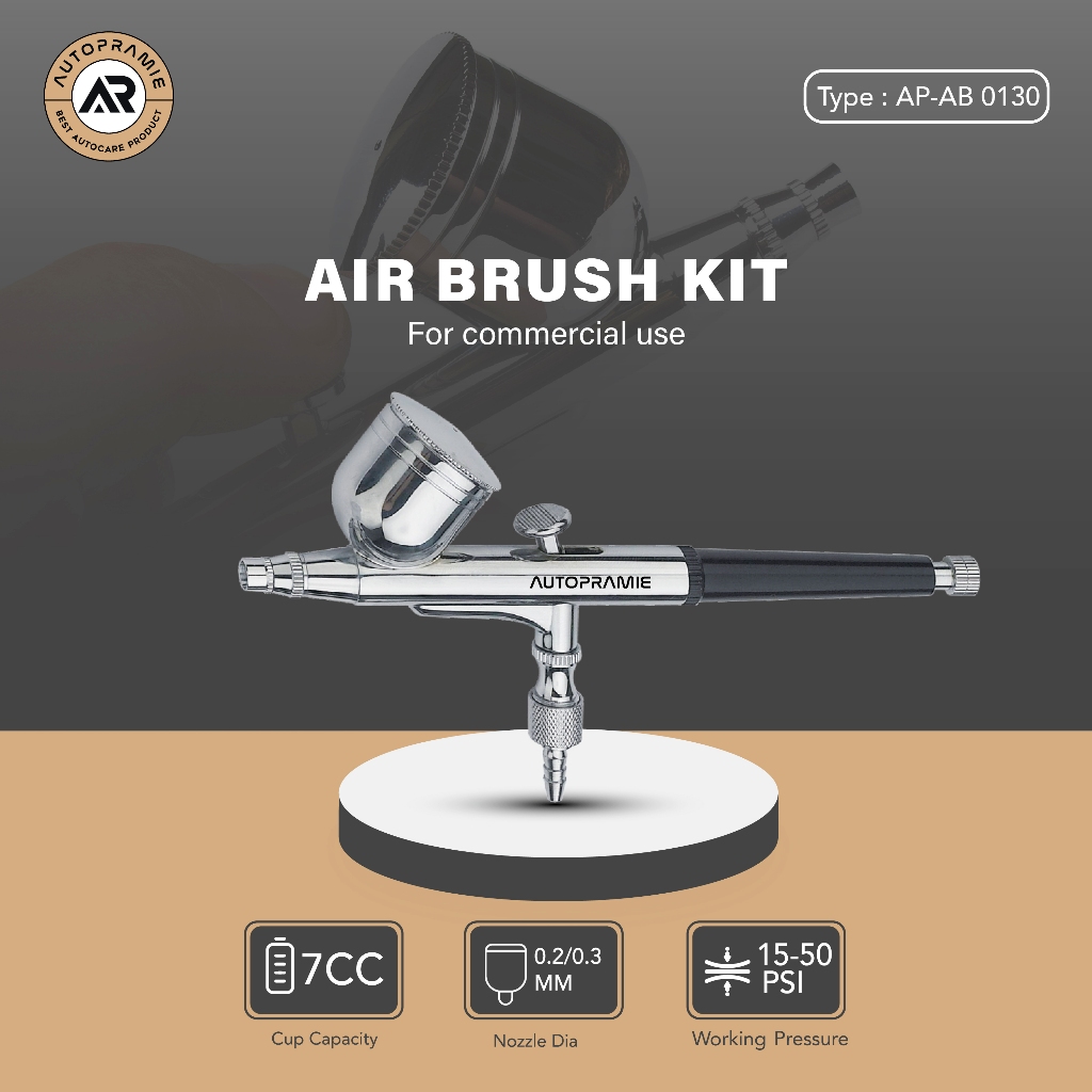 

Air Brush Kit Pen Brush Spray Gun Lukis Art Paint Control Tabung Atas Autopramie AP-AB 0130