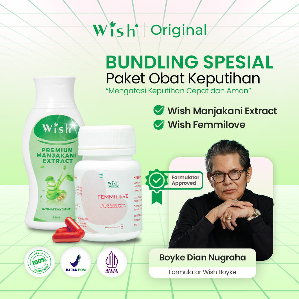 PAKET OBAT KEPUTIHAN DR BOYKE Femmilove Manjakani Extract