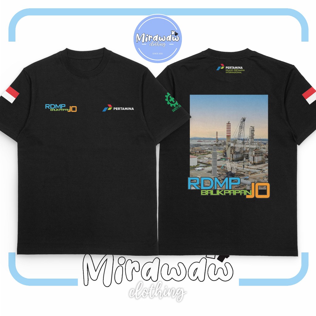 Kaos RDMP Balikpapan JO Kilang Minyak Pertamina v2 Baju Perusahaan