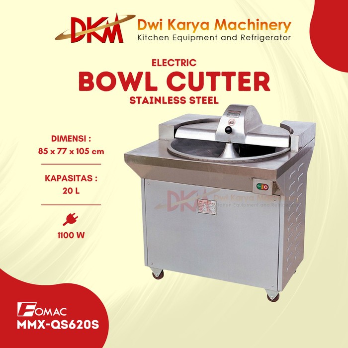 FOMAC Mesin Pengaduk Daging / Bowl Cutter MMX-QS620S