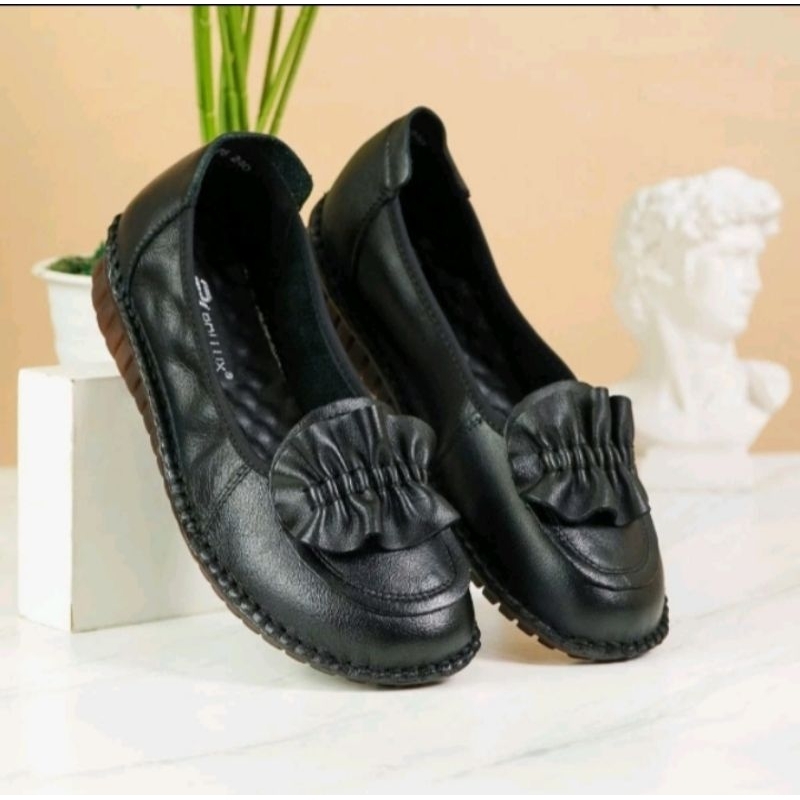 SEPATU KULIT WANITA/SEPATU KERJA/POLLUX WDQ7076