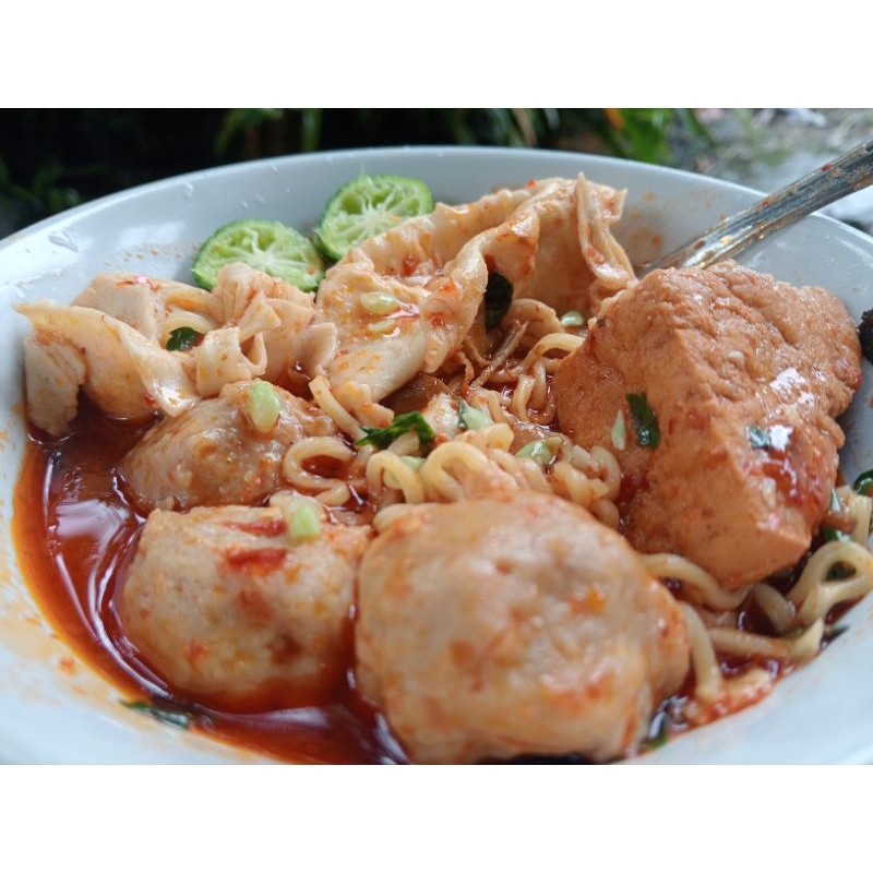 

BAKSO SAPI KUAH MERCON JONTOR bumbu rempah dan cabai ( mirip boci tapi bukan boci)