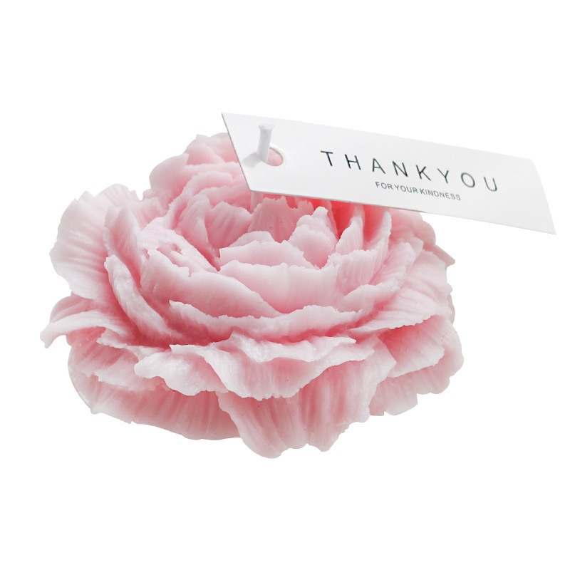 Malili | Cetakan Silikon | Cetakan Lilin | Cetakan Puding Coklat Jelly Bunga Peony Mawar Besar