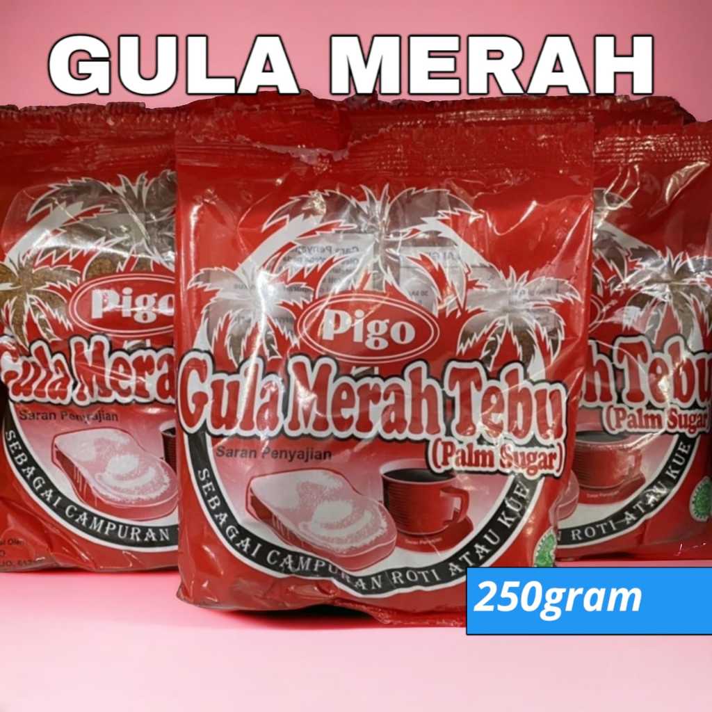 

[250Gram] Gula Merah Cap PIGO / Gula Merah Tebu / Gula Sehat / Palm Sugar / Gula Aren