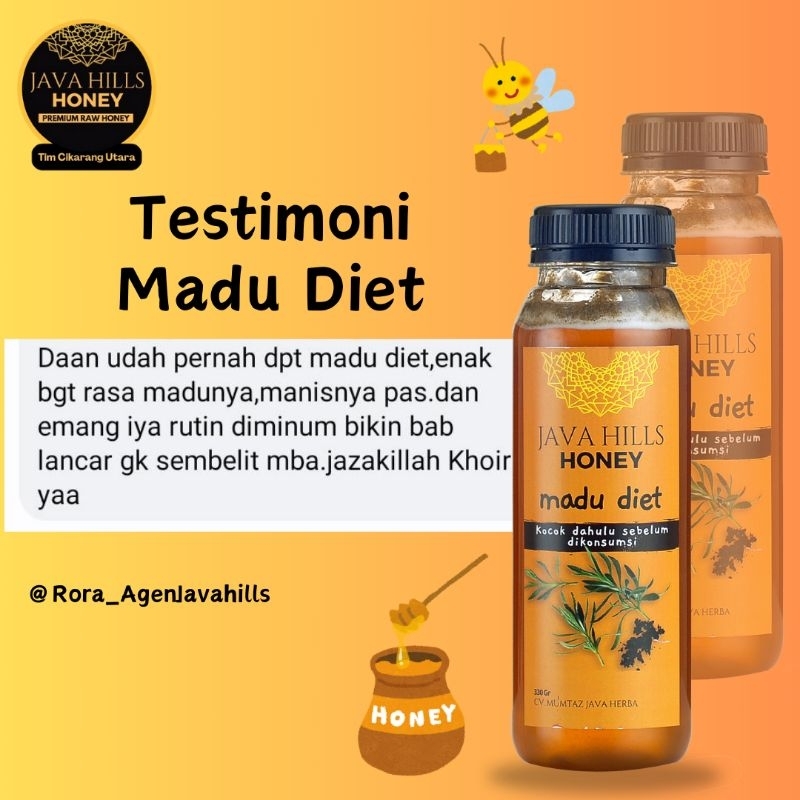 Madu Diet Java Hills Honey Mumtaz Herbal Javahills Honey