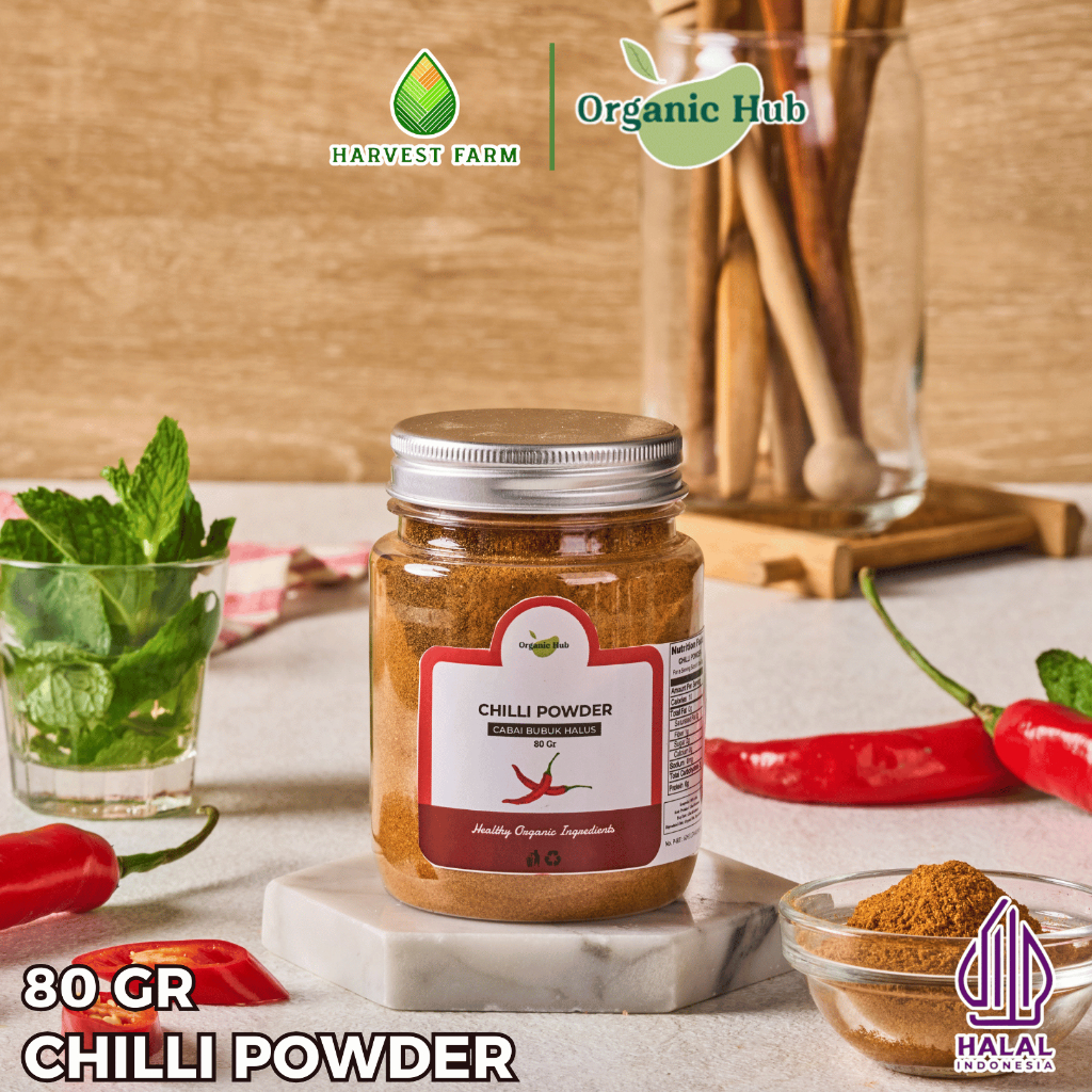 

Organic Hub Cabai Bubuk Spices Chili Powder Quality Premium 80 gr
