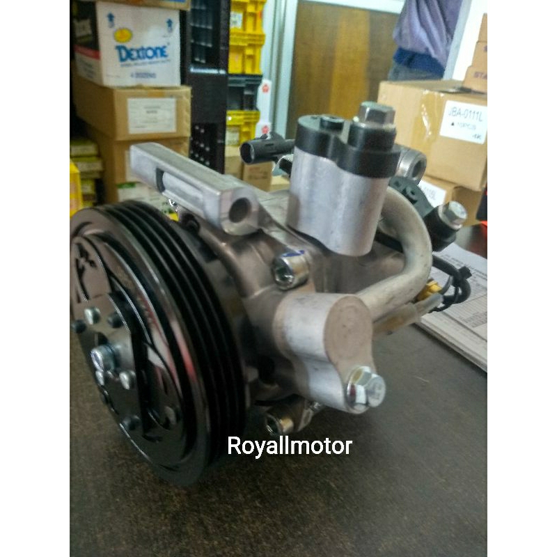 KOMPRESOR AC  SUZUKI SPLASH  [ KOMPLIT ]  MERK STAL