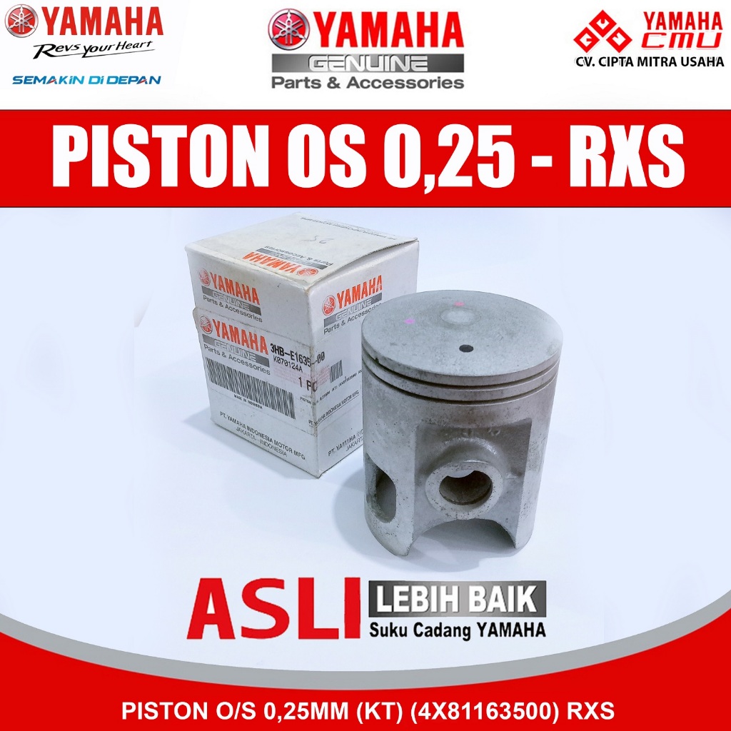 PISTON OS 0.25MM - YAMAHA RXS ORI YAMAHA