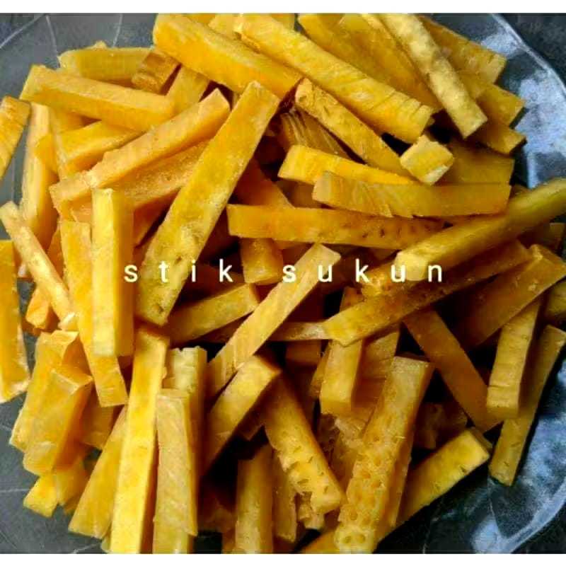 

100 GRAM STIK SUKUN GURIH PREMIUM | KERIPIK STICK SUKUN MENTEGA SUPER RENYAH