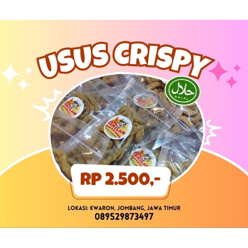 

Camilan Usus Crispy