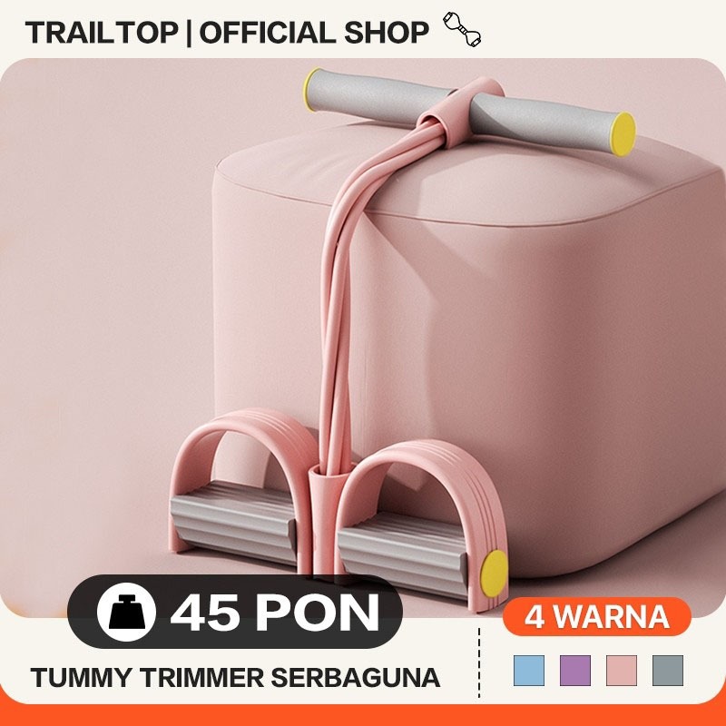 Tummy Trimmer Fitness 4 Tali 6 Tali Alat Olahraga Pengecil Perut Alat Olahraga Di Rumah