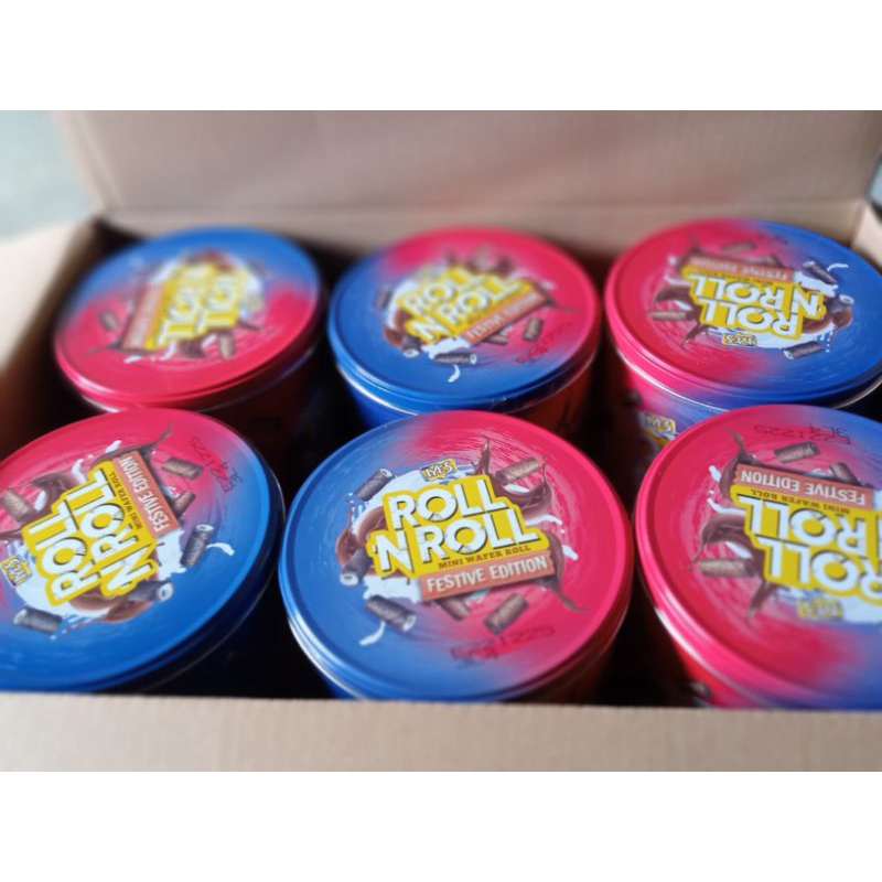 

Roll N Roll Wafer Roll Kaleng 150 gr
