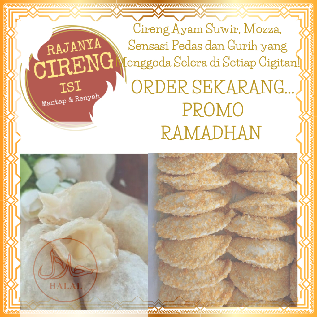 

Rajanya Cireng Isi! Lelehan Mozza & Gurihnya Daging dalam Satu Gigitan!