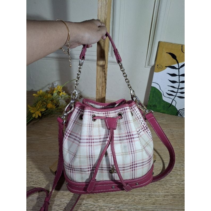 tas beanpole kulit asli tas beanpole serut pl tas vintage