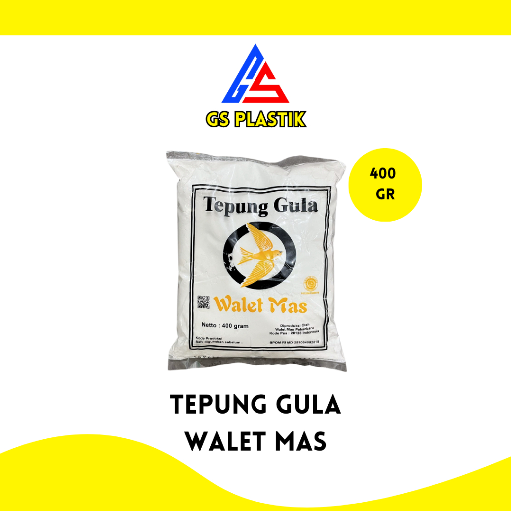 

Tepung Gula Walet Mas 400 gr Tepung Donat Tepung Putri Salju Gula Bubuk