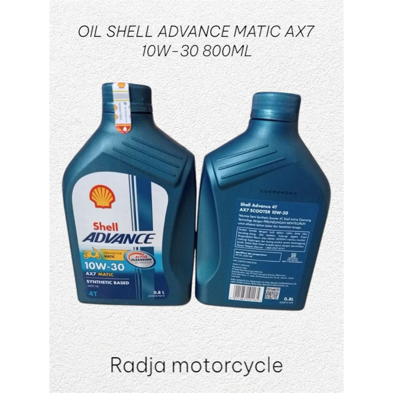 OLI SHELL ADVANCE MATIC AX7 10W-30 800ML