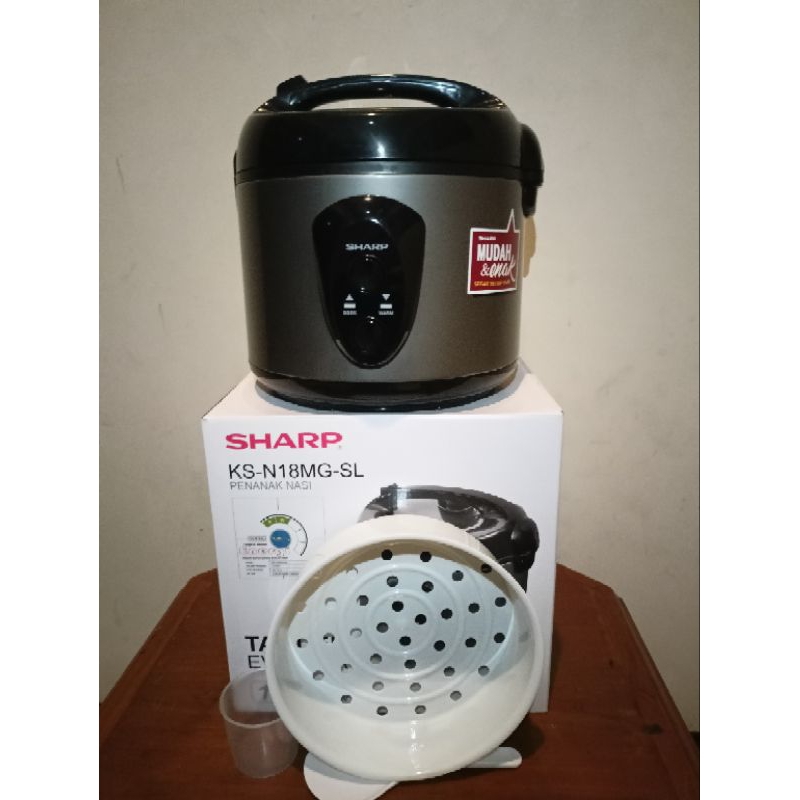 RICE COOKER SHARP 1,8Liter KS-N18MG-SL. Magic Com Sharp KS-N18MG-SL