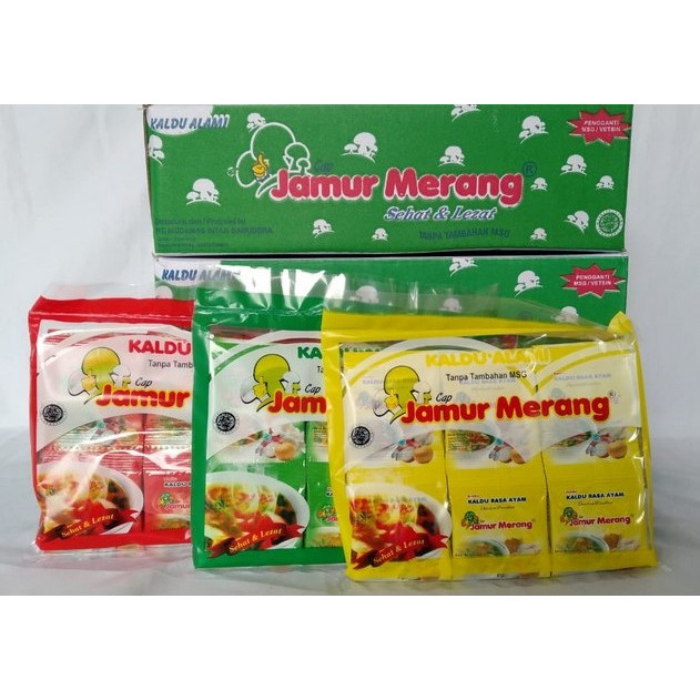 

Kaldu Alami Cap Jamur Merang 1 pack (30 sachet)