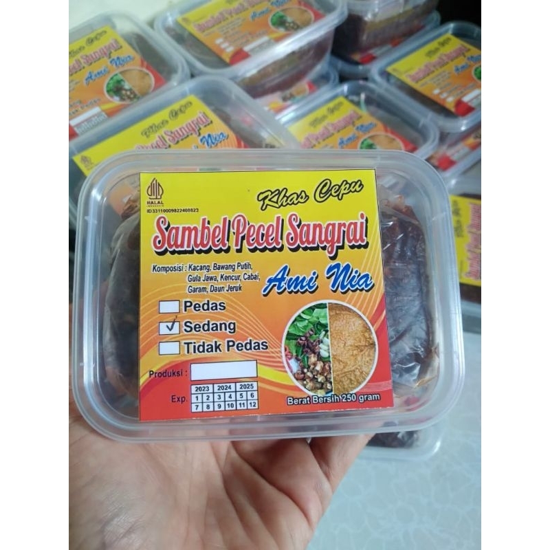 

sambal pecel kacang sangrai