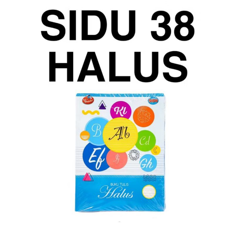 

Buku Tulis SIDU HALUS 38 Lembar / Buku Tulis SINAR DUNIA HALUS 38 Lembar