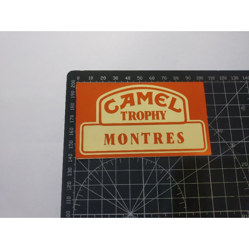 

stiker cutting camel throphy