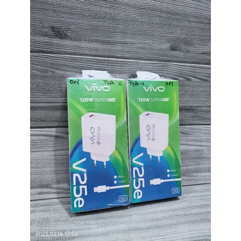 Travel Charger VIVO Type C 120 Watt Flash Charger