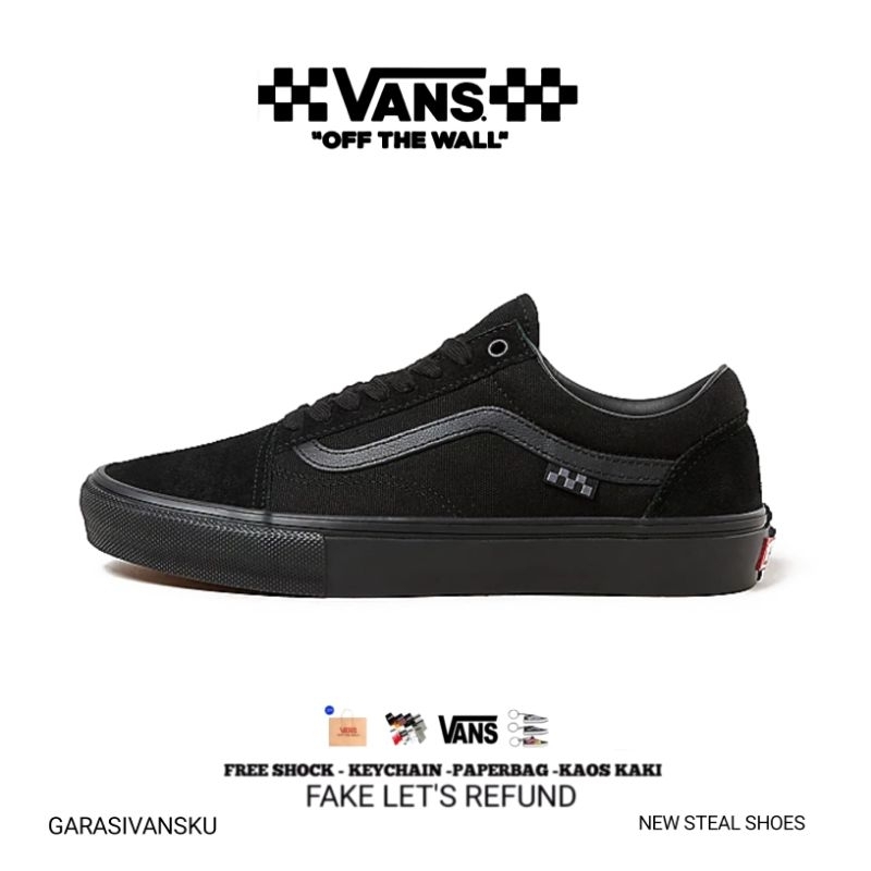 Vans Original Old Skool Pro Skateboarding Black