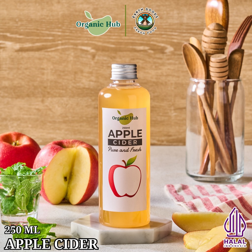 

Organic Hub Cuka Apel Apple Cider Vinegar With The Mother Premium Organik Original