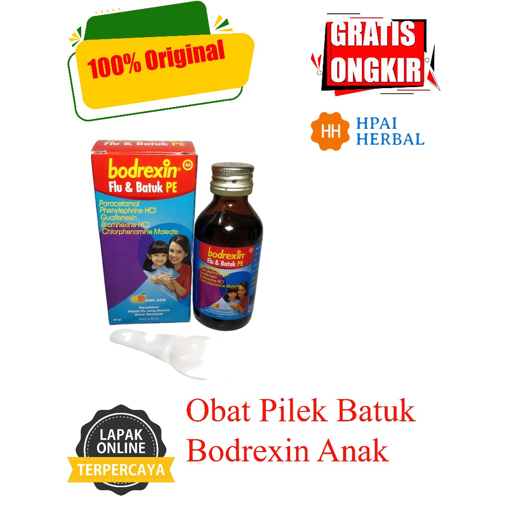 Bodrexin Flu dan Batuk Anak Syrup 65 ml