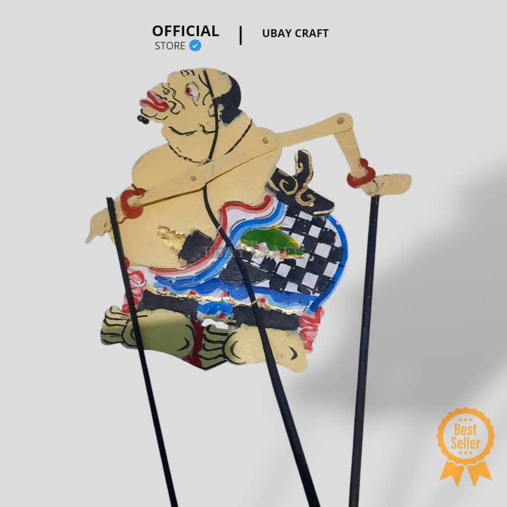 Wayang Kulit Wayang Mainan Semar Versi kiseno Tinggi -+45cm