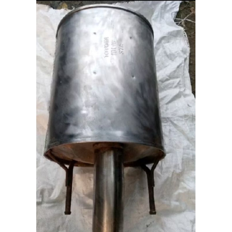 muffler tabung knalpot setandar mobil Toyota kode 10L16 STA 100 % orijianal