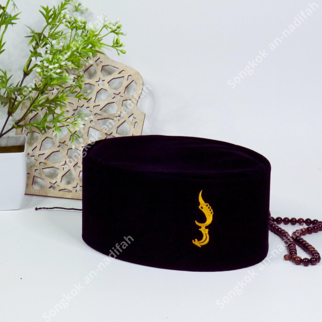 Promo  Songkok Logo Kujang Emas, Kujang Perak BAHAN HALUS