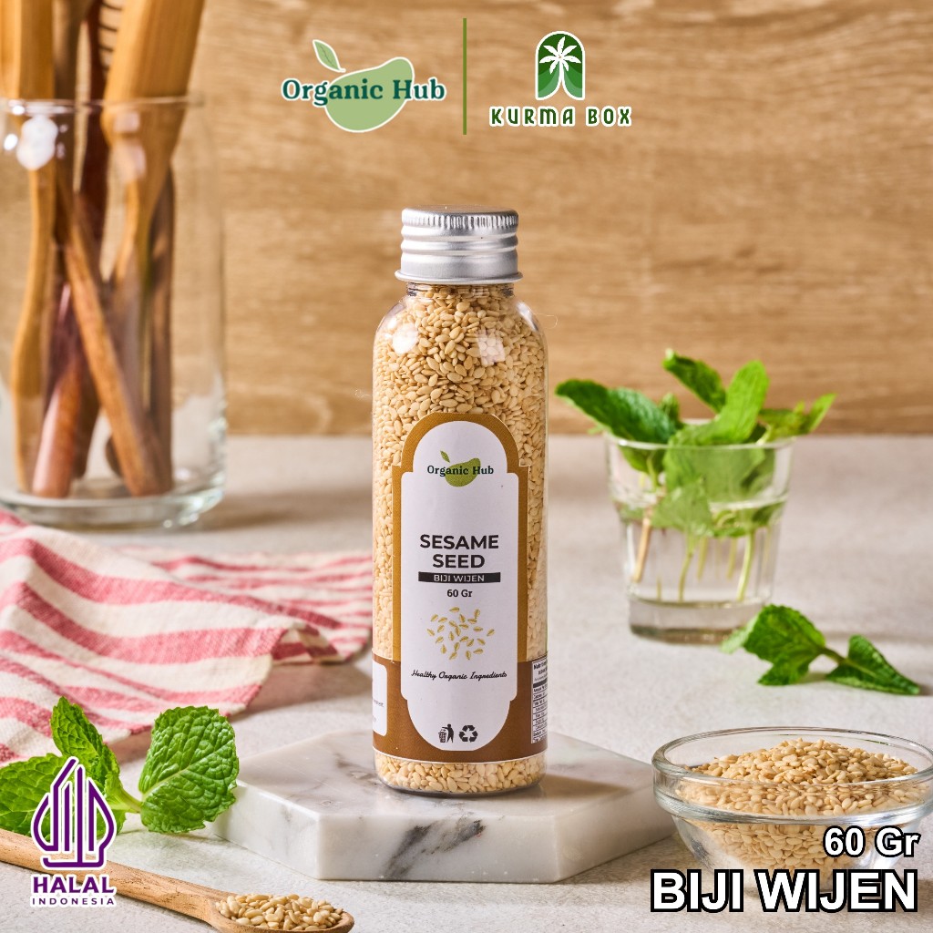 

Organic Hub Biji Wijen Sangrai Bumbu Masak Hiasan Makanan Khas Rempah Nusantara 60gr